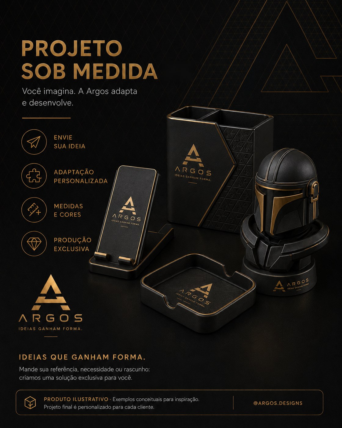 Catálogo da linha Projetos sob medida
